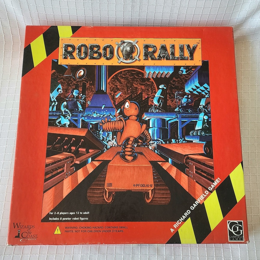 Robo Rally Board Game 1st Edition 1994 Wizards of the Coast UNPLAYED Sealed New